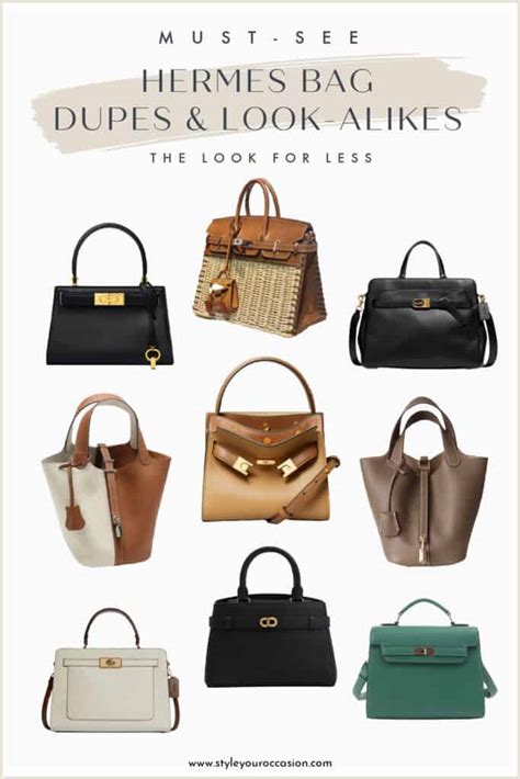 hermes bag alternative|Hermes handbag dupe.